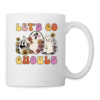 Allons les goules - Mug blanc - blanc - Droite
