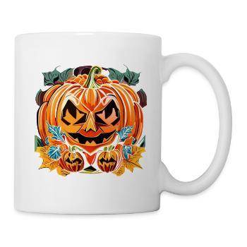 Mystérieuse nuit d’Halloween: magie noire,mysticisme - Mug blanc - blanc - Droite