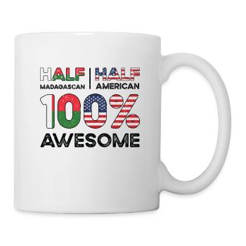 Madagascar American Patriot USA Grown - Mug blanc - blanc - Droite