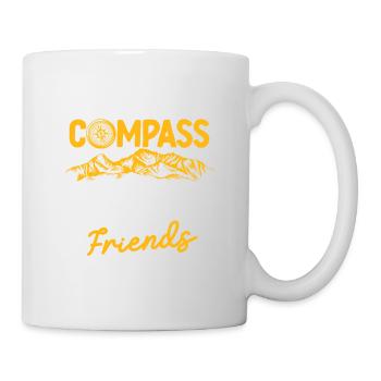 Apportez une boussole C’est embarrassant et drôle - Mug blanc - blanc - Droite