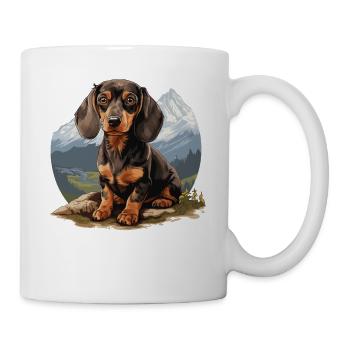 Alpine Badger Hound - Mug - white - Right
