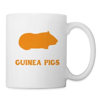 Weniger Menschen, mehr Meerschweinchen - Tasse - Weiß - Rechts