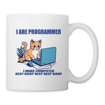 Ich bin Programmierer - Tasse - Weiß - Rechts