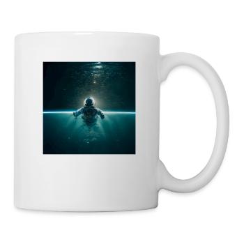 Taikonaut, Cosmonaut, Spaceship, Spaceman - Mug - white - Right