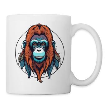 Orang-Utan - Tasse - Weiß - Rechts