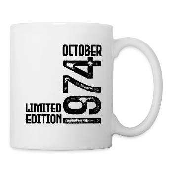 October 1974 Anniversary Gift. October 1974. - Mug - white - Right
