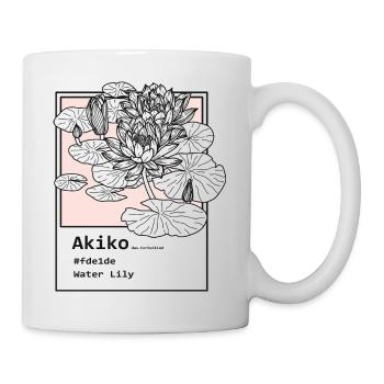 Seerose Akiko - Tasse - Weiß - Rechts