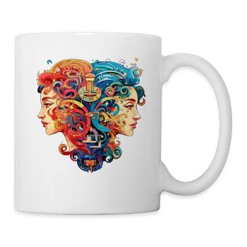 Gemini Design Graphics for Men and Women - Mug - white - Right