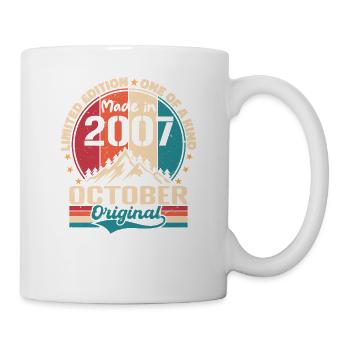 October 2007 Birthday Gift 2007 October - Mug - white - Right