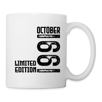 Cadeau Anniversaire Octobre 1991. October 1991. - Mug blanc - blanc - Droite