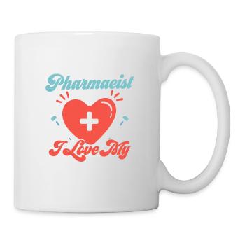 I'm A Retired Pharmacist Pharmacy Medical Tech - Tasse - Weiß - Rechts