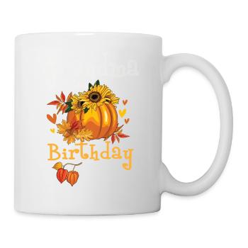 Grand-mère de la fille d’anniversaire - Mug blanc - blanc - Droite