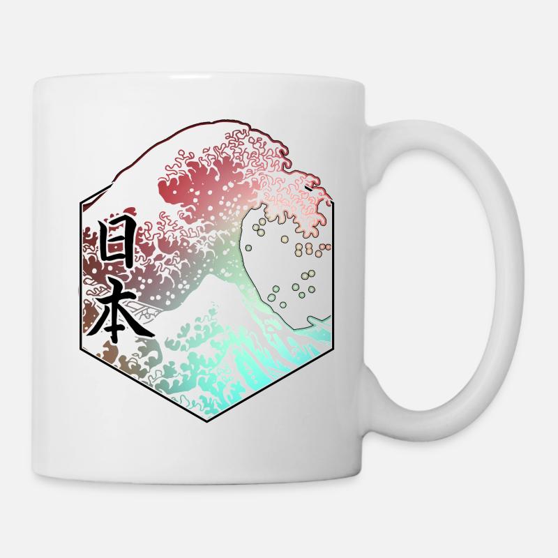 Hokusai - Mug - white