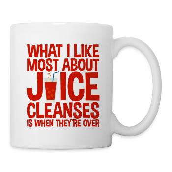 What I Like Most About Juice Cleanses 2 - Mug - white - Right