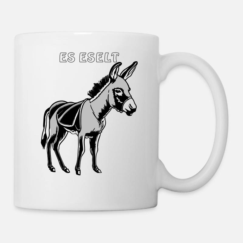 ESEL ES ESELT - Tasse - Weiß