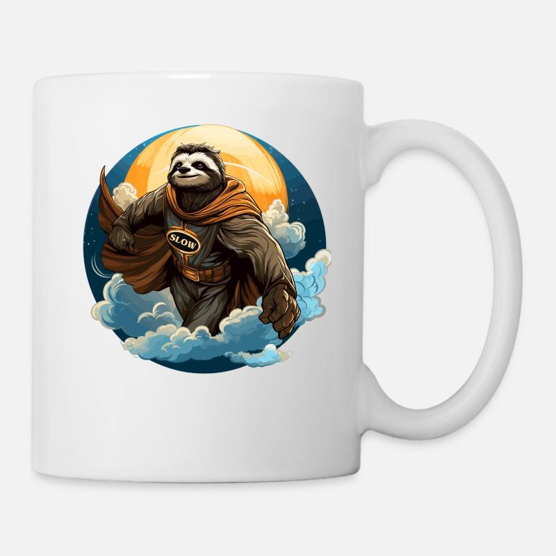 Super paresseux - Mug blanc - blanc