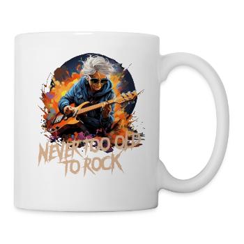 "Groovy Granny" - Das ultimative Motiv - Tasse - Weiß - Rechts
