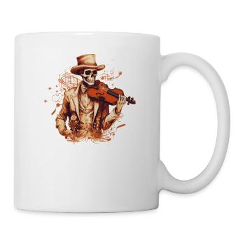 Violinist-Musiker Geigen Country-Musik-Instrument - Tasse - Weiß - Rechts