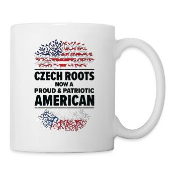 Czech American Patriot USA Grown Czech Republic - Mug - white - Right