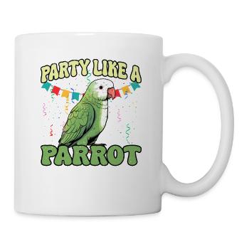 Perruche Perroquet Perroquet Propriétaire - Mug blanc - blanc - Droite