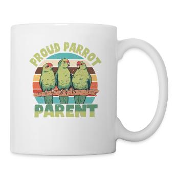 Perruche Perroquet Perroquet Propriétaire - Mug blanc - blanc - Droite