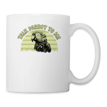 Perruche Perroquet Perroquet Propriétaire - Mug blanc - blanc - Droite