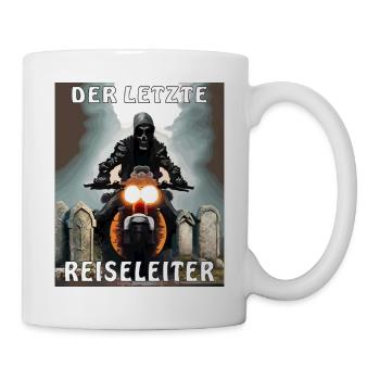 MOTORRAD TOD DER LETZTE REISELEITER - Tasse - Weiß - Rechts