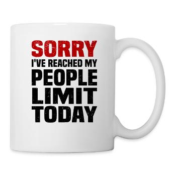 Misanthrope Antisocial Introvert - Mug - white - Right