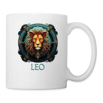 Leo Astrology Zodiac Design - Cool Leo - Mug - white - Right