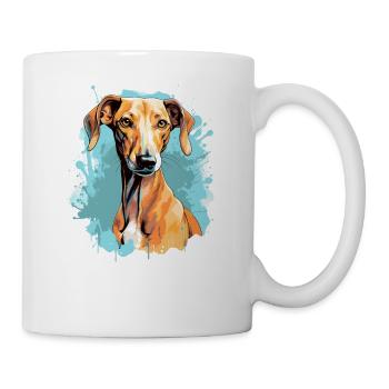 Chien Azawakh - Mug blanc - blanc - Droite