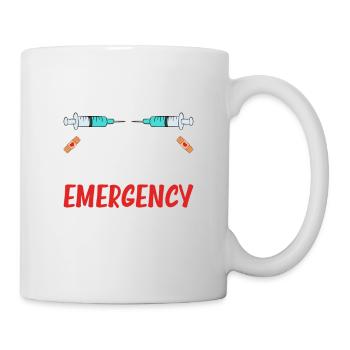 Lustige Krankenschwester Geschenke - Tasse - Weiß - Rechts