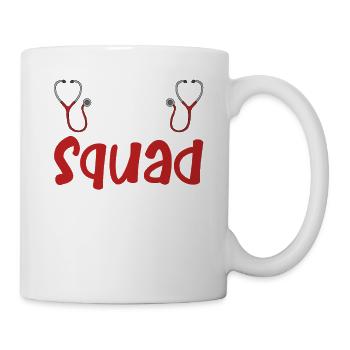 Lustige Krankenschwester Geschenke - Tasse - Weiß - Rechts
