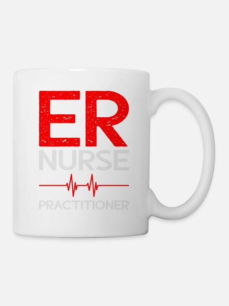 Lustige Krankenschwester Geschenke - Tasse - Weiß