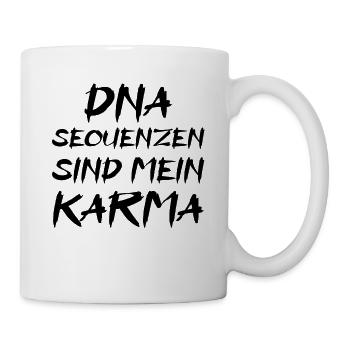 DNA Sequenzen Sind Mein Karma - Mug blanc - blanc - Droite