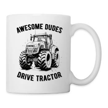 Great Guys Driving Tractor Gift Farmer Farmer - Mug - white - Right