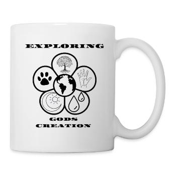 Entdecke Gottes Schöpfung - Tasse - Weiß - Rechts