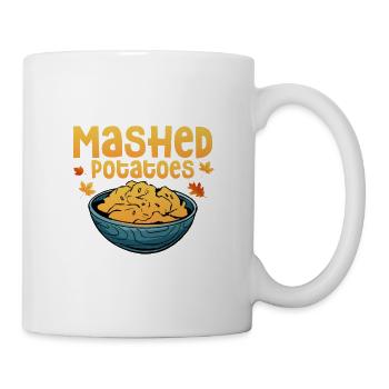 I Wonder If Mashed Potatoes Food Thanksgiving - Mug - white - Right