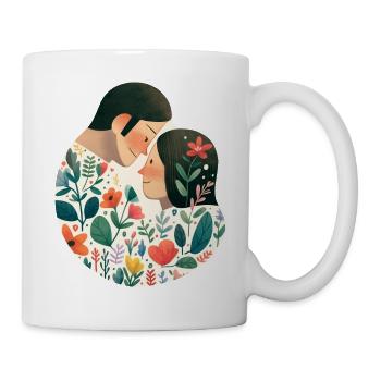 Couple in love - Mug - white - Right