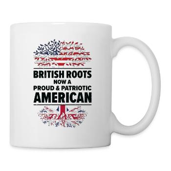 British American Patriot USA Grown United Kingdom - Mug - white - Right