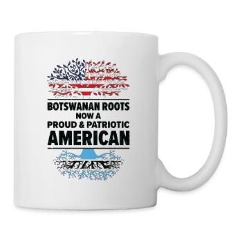 Botswana American Patriot États-Unis - Mug blanc - blanc - Droite