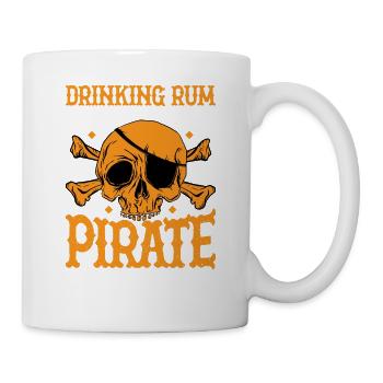 Drinking Rum Before Noon Makes You A Pirate 3 - Mug - white - Right
