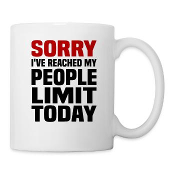 Misanthrope Antisocial Introverti - Mug blanc - blanc - Droite