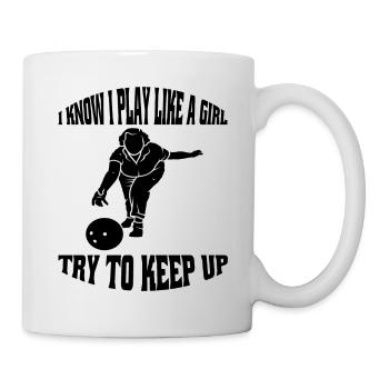 Bowling Skittles Bowler Bowling Club Bowling Club - Mug - white - Right