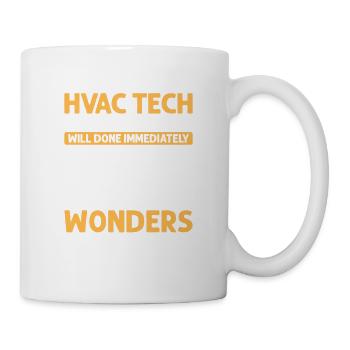 HVAC Tech Impossible Will Done Installer Technicia - Tasse - Weiß - Rechts