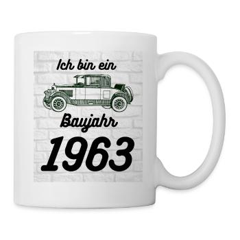 Oldtimer 1963 - Tasse - Weiß - Rechts