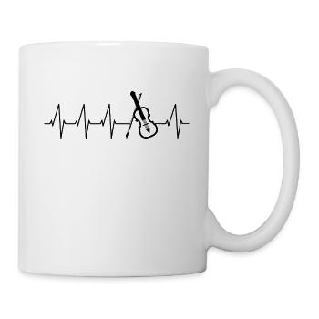 Violinist-Musiker Geigen Musik-Instrumente Geiger - Tasse - Weiß - Rechts