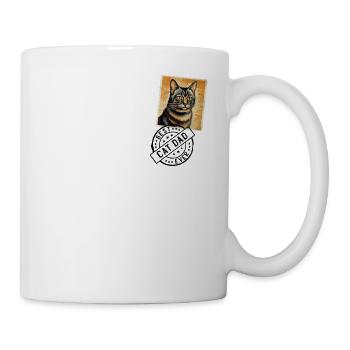Cats, Dad, Cat, Cat Stamp, Cat Dads - Mug - white - Right