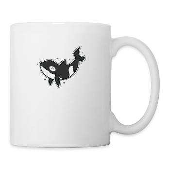 Orque, Grande Baleine, Créature marine - Mug blanc - blanc - Droite