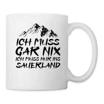Sauerland Nordrhein-Westfalen Sauerländer Geschenk - Mug blanc - blanc - Droite