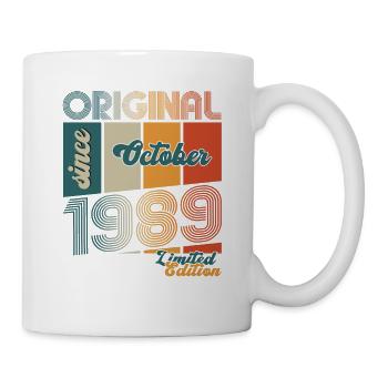 34ème Anniversaire Cadeau Mari Octobre Millésime 1989 - Mug blanc - blanc - Droite